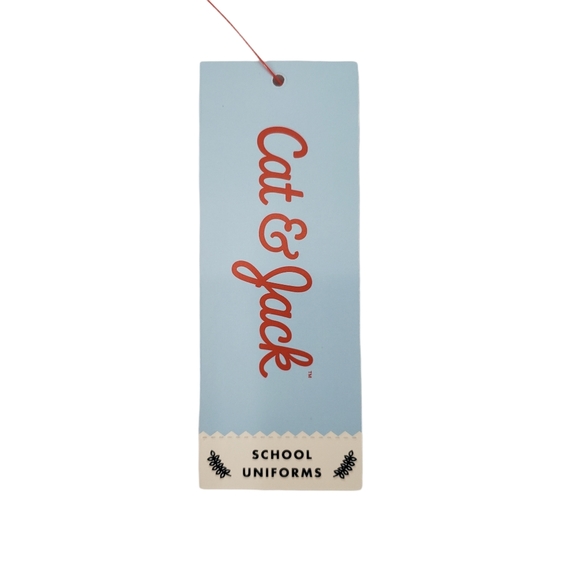 NWT Cat & Jack Girls School Uniform Pants Size 10 - Two Pack Blue And Beige - Picture 6 of 8